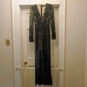 LuLu's NWT Black Lace dress